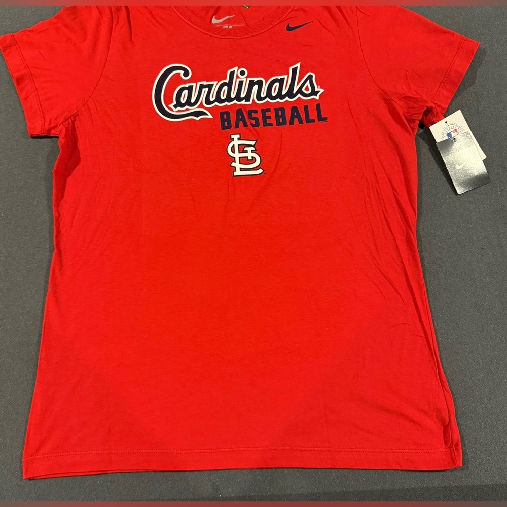Nike MLB St. Louis Cardinals Slim Fit Red Shirt 2XL